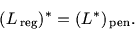 \begin{displaymath}
(L_{{\,\mathrm{reg}}})^* = (L^*)_{{\,\mathrm{pen}}}.
\end{displaymath}