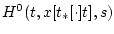 $H^0(t,x[t_{*}[\cdot ]t],s)$