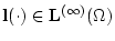 ${\bf l}(\cdot)\in
{\bf L}^{(\infty)}(\Omega)$